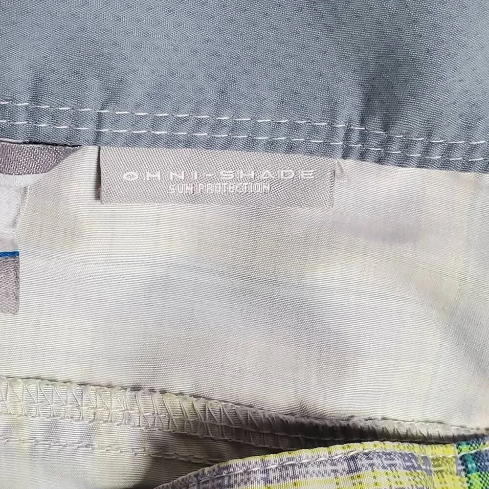 Columbia Men's Plaid Omni-Shade Shorts Size 42 11